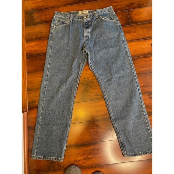 Wrangler Authentics Men's Jeans 37x32 Straight Leg - Picture 1 of 6